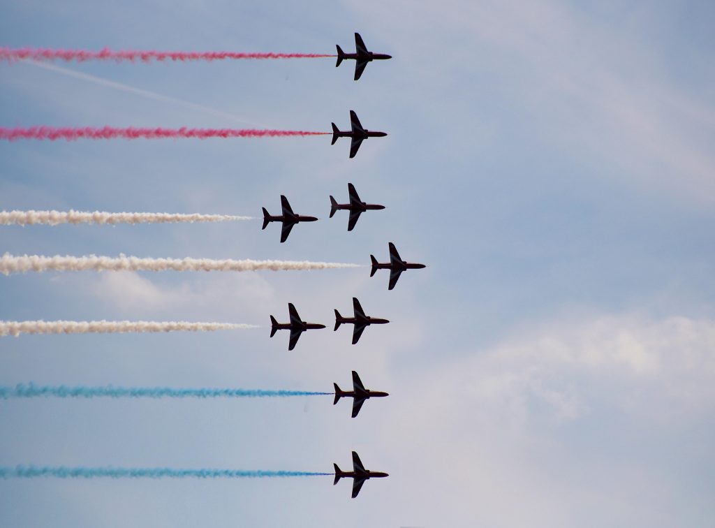 Photo of Red Arrows in formation